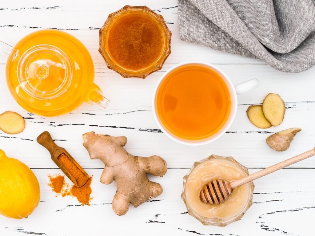 Spicy Ginger Turmeric Shots