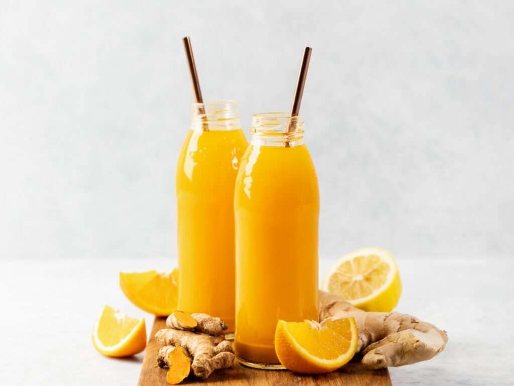 Spicy Ginger Turmeric Shots