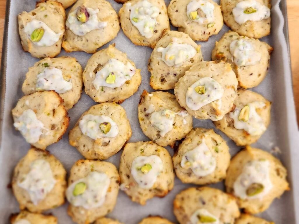 Pistachio Ricotta Cookies