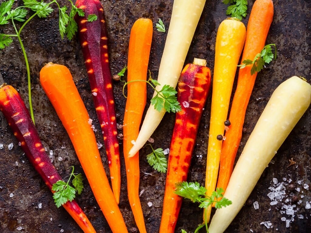 Roasted Rainbow Carrots