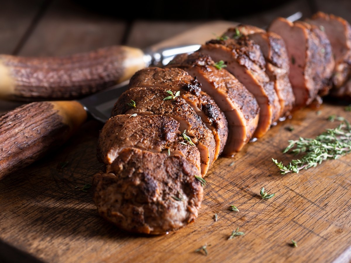 Juicy Pork Tenderloin with Apple and Sage Stuffing