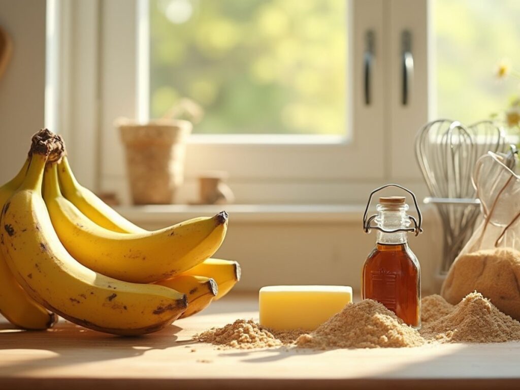 Banana Bread Brownies ingredients