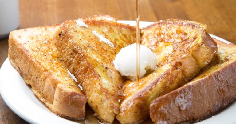 Creme brulee french toast