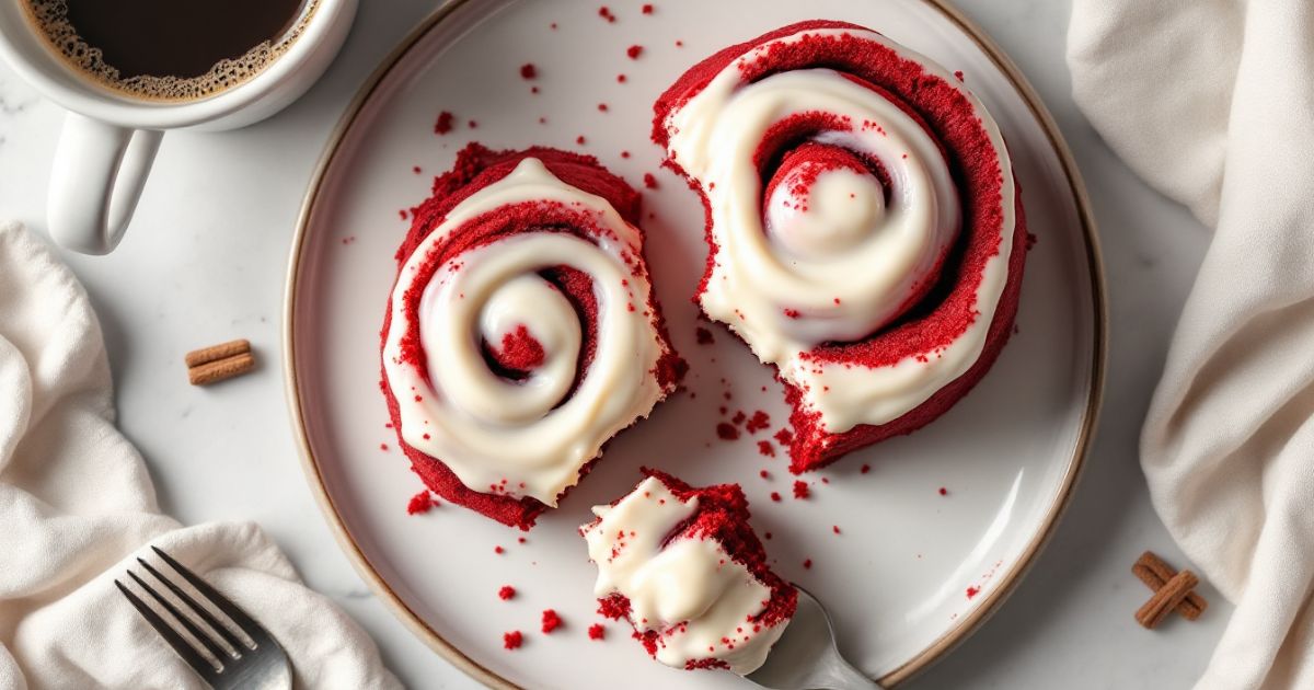 Red Velvet Cinnamon Rolls