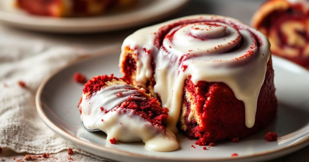 Red Velvet Cinnamon Rolls