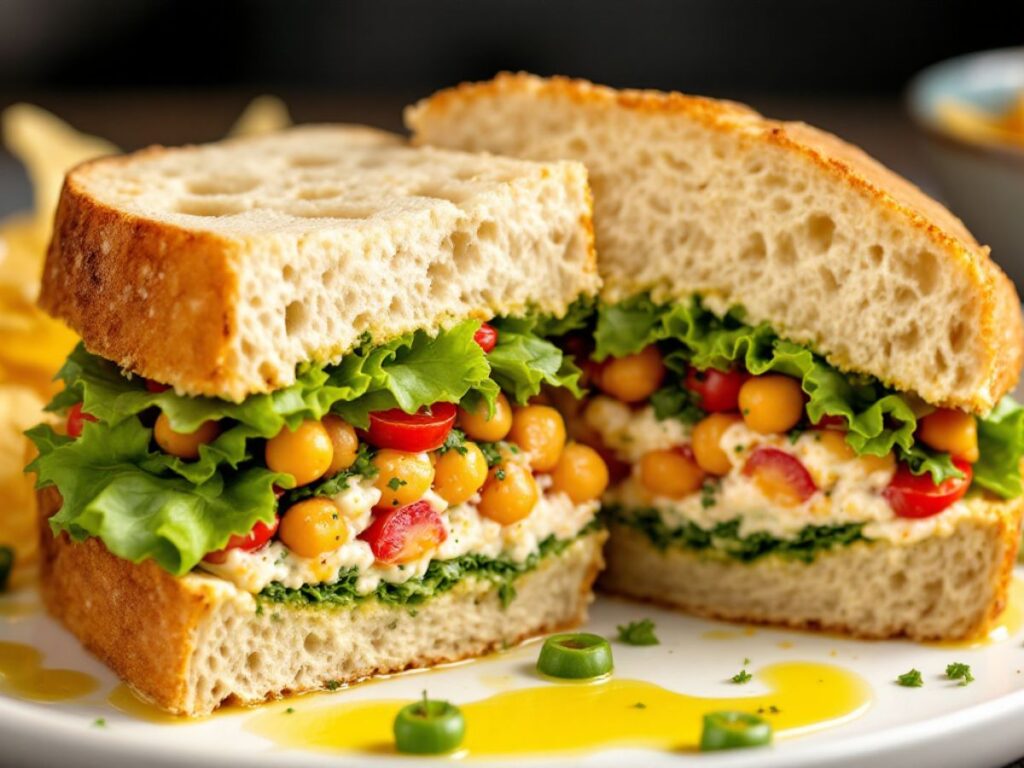 Chickpea Salad Sandwich