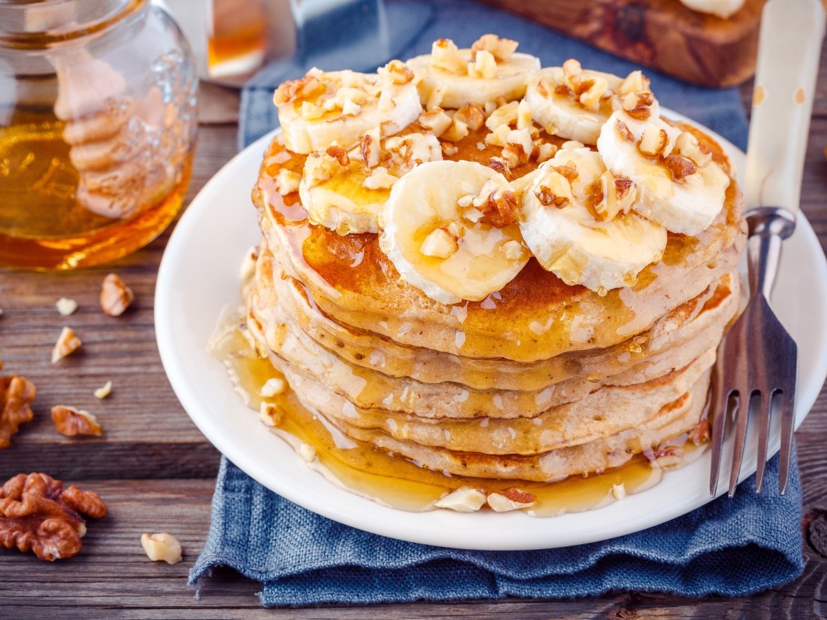 Banana Oatmeal Pancakes Recipe