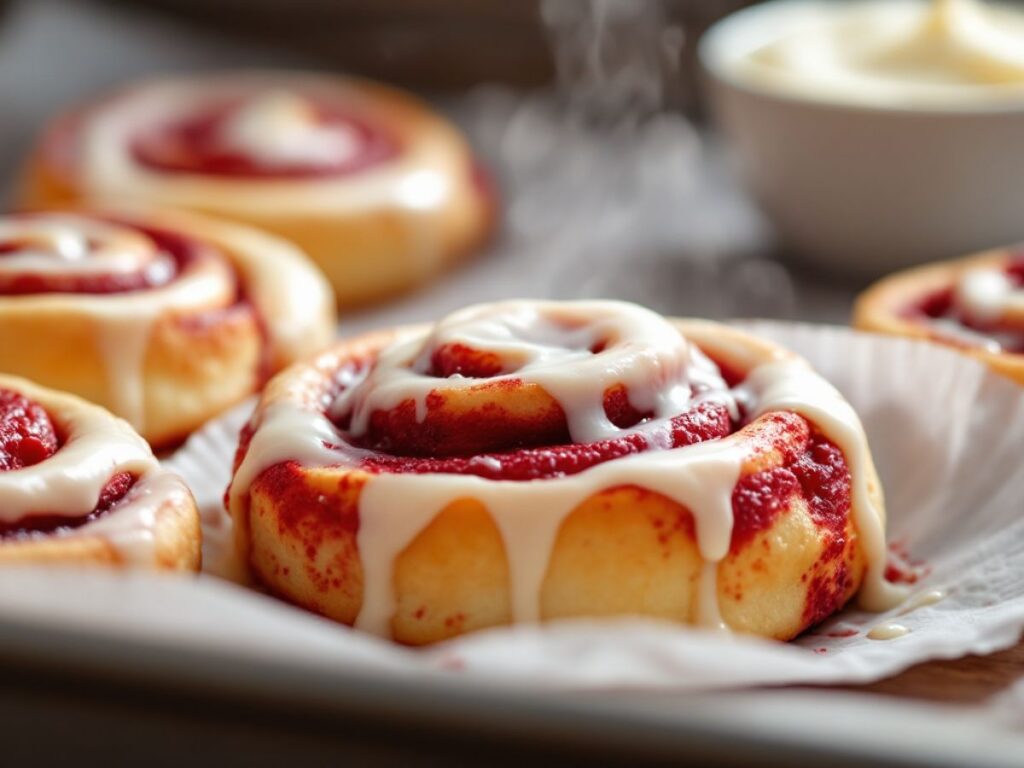 Red Velvet Cinnamon Rolls