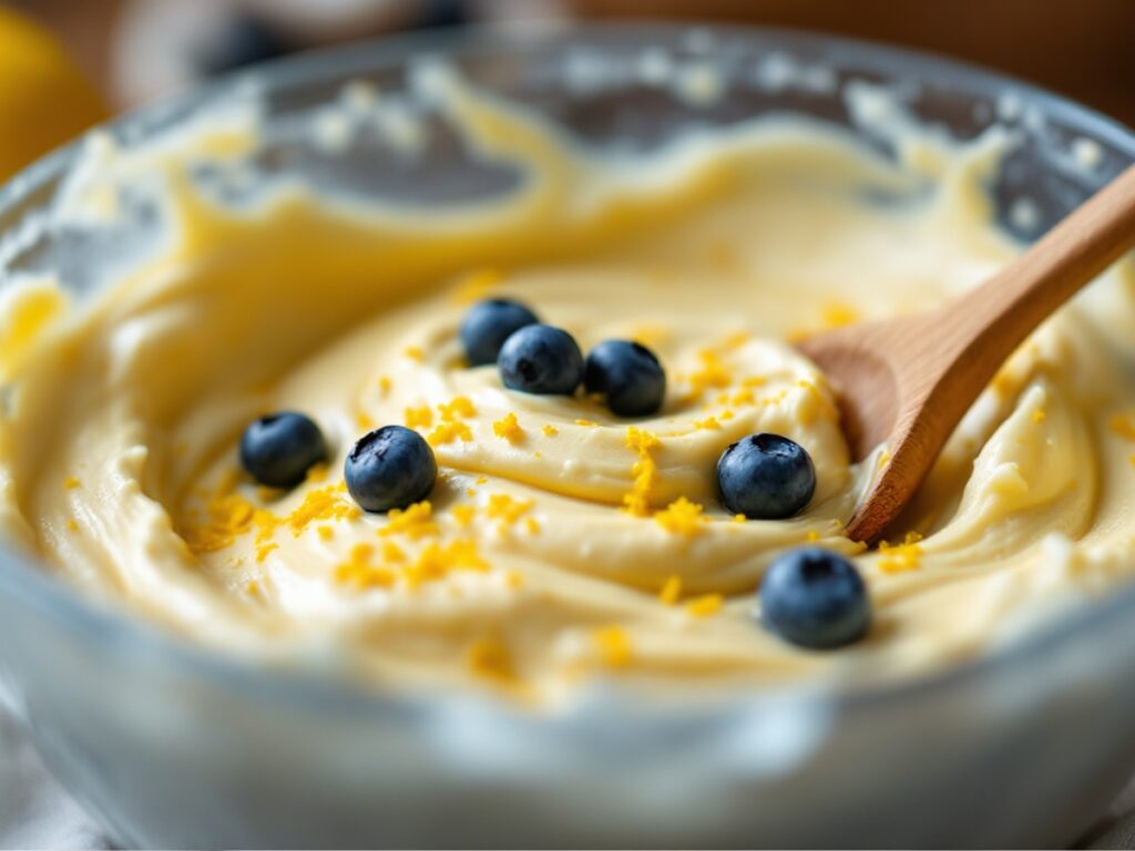 Blueberry Cornmeal Pancakes