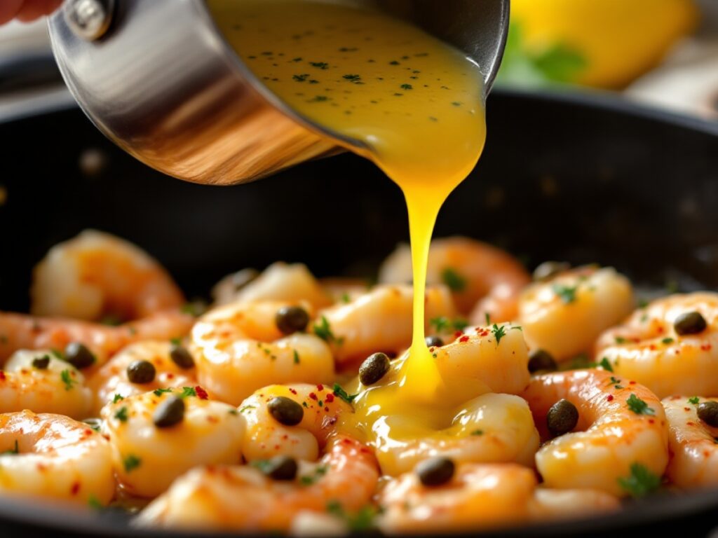 One Pan Lemon Garlic Shrimp