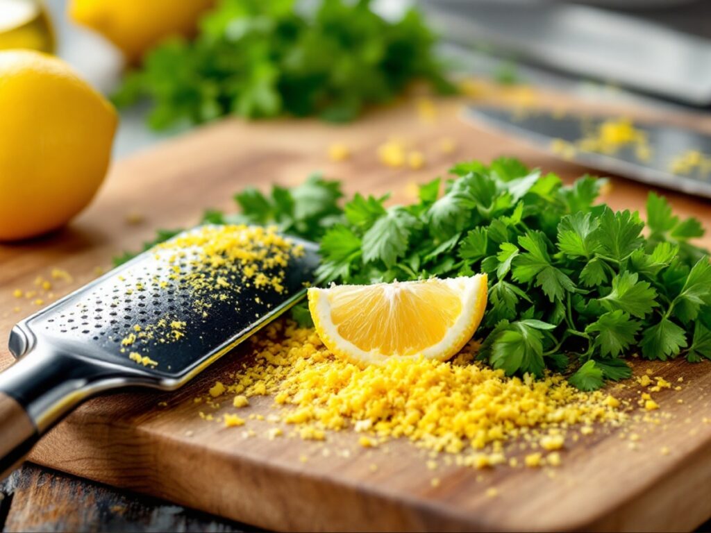 One Pan Lemon Garlic Shrimp ingredients