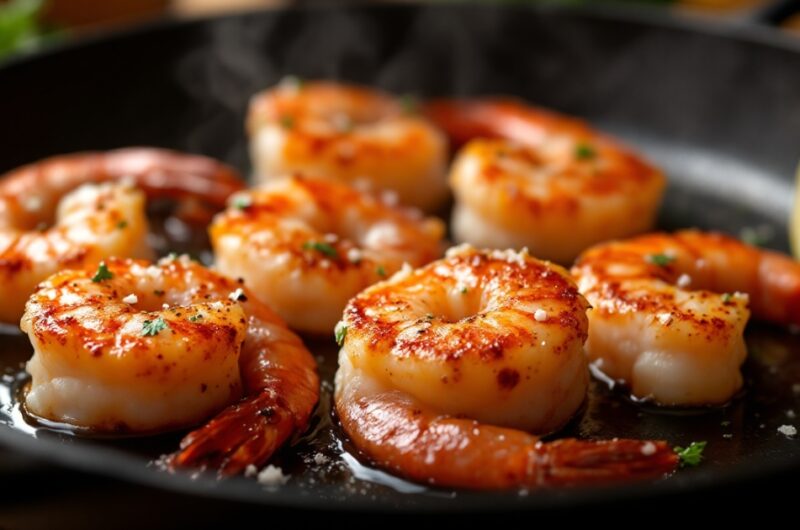 One Pan Lemon Garlic Shrimp