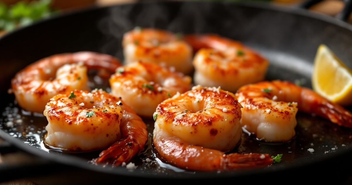 One Pan Lemon Garlic Shrimp