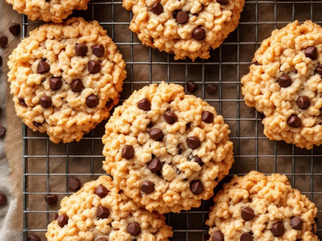 Rice Krispie Chocolate Chip Cookies