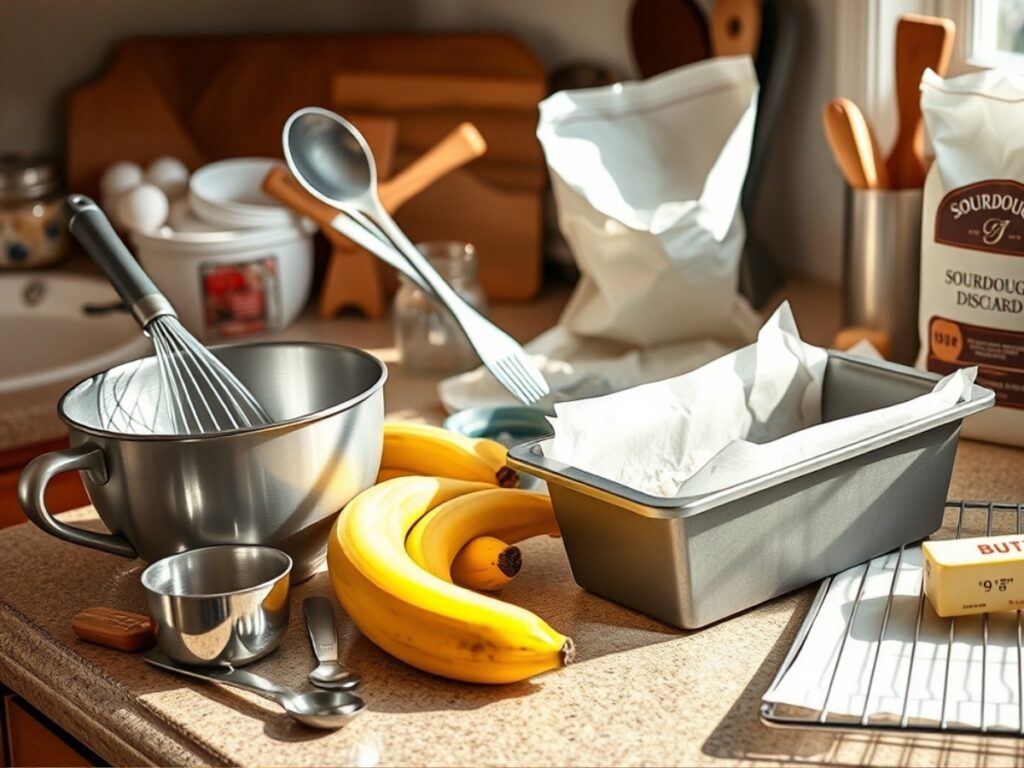 Tools for Sourdough Discard Banana Bread