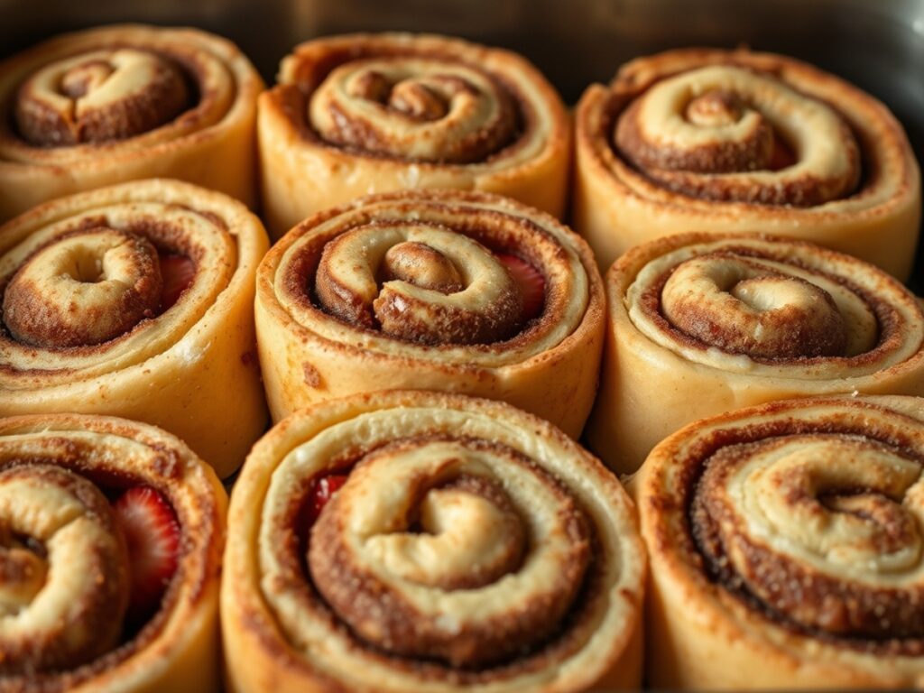 Strawberry Shortcake Cinnamon Rolls