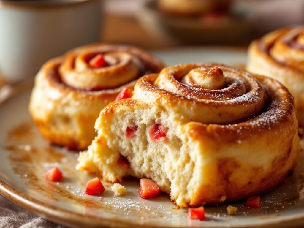 Strawberry Shortcake Cinnamon Rolls