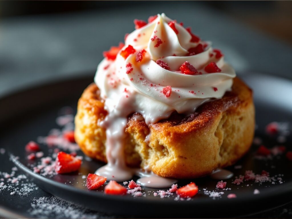 Strawberry Shortcake Cinnamon Rolls