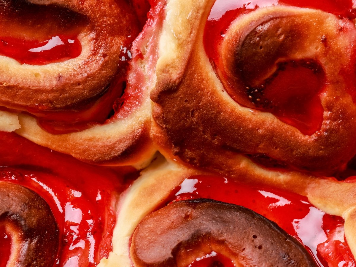 Strawberry Shortcake Cinnamon Rolls