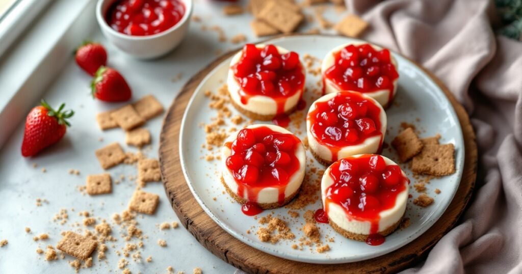 Mini Strawberry Cheesecake