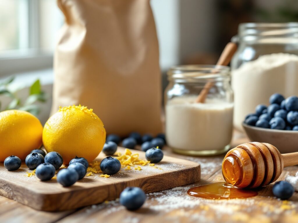 Blueberry Lemon Sourdough Bread