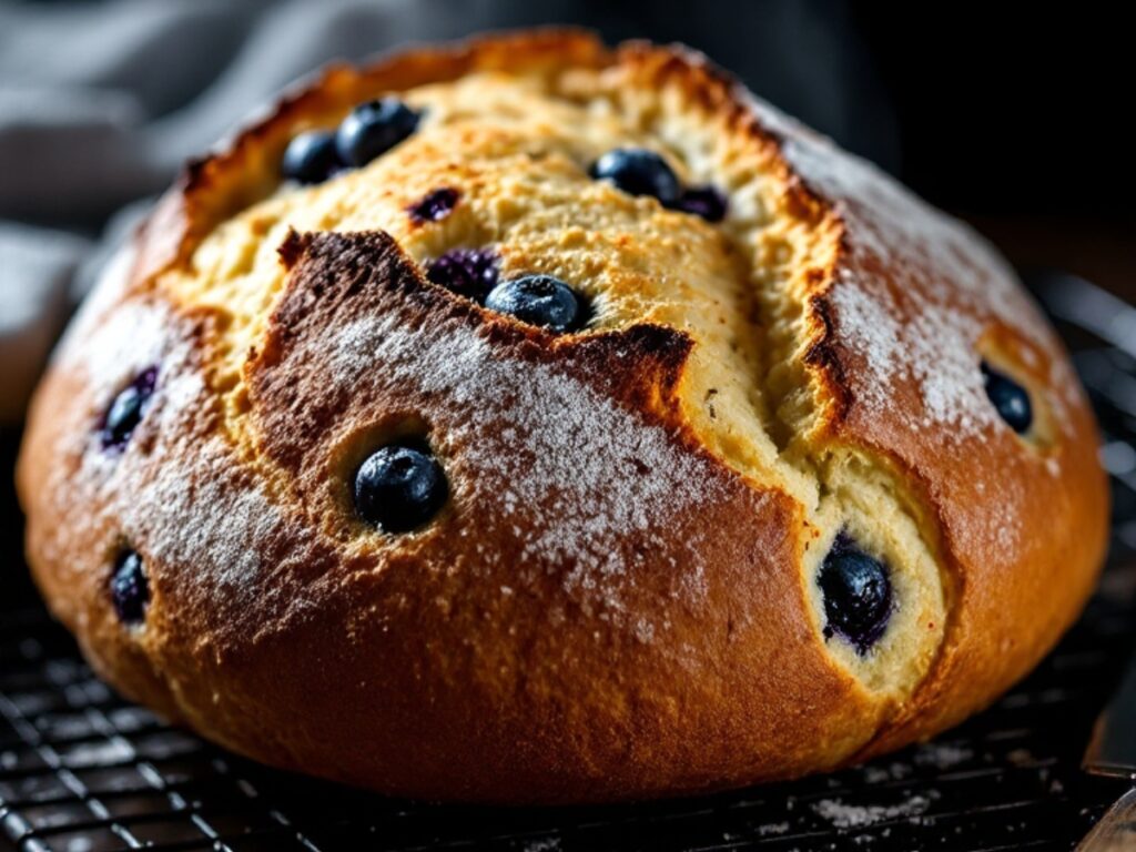 Blueberry Lemon Sourdough Bread