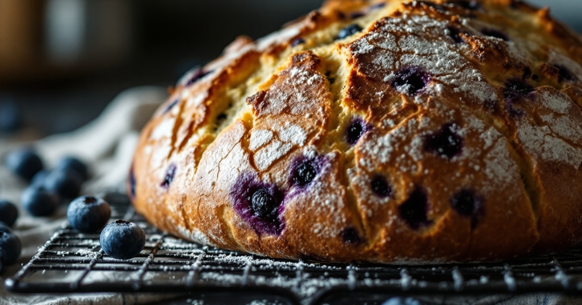 Blueberry Lemon Sourdough Bread