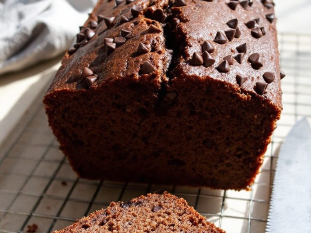 Dark Chocolate Espresso Banana Bread