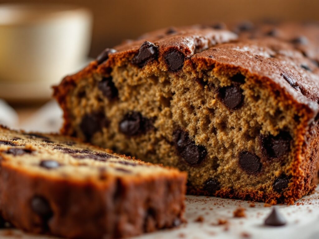 Dark Chocolate Espresso Banana Bread