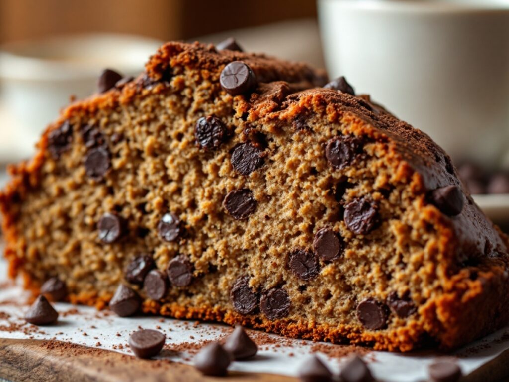 Dark Chocolate Espresso Banana Bread