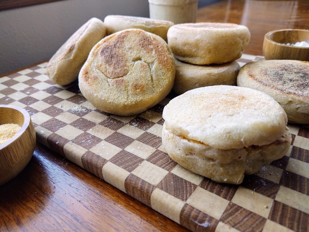 Sourdough English Muffins
