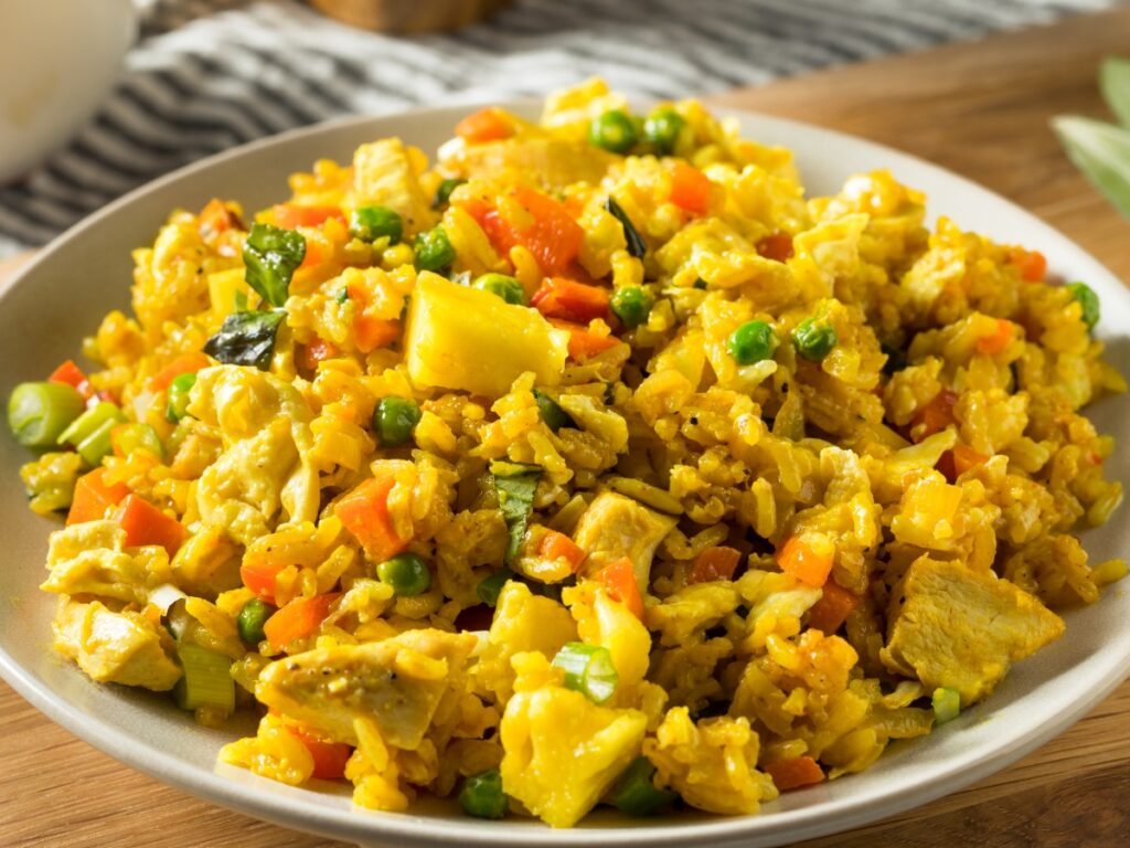 pineapple chicken and rice