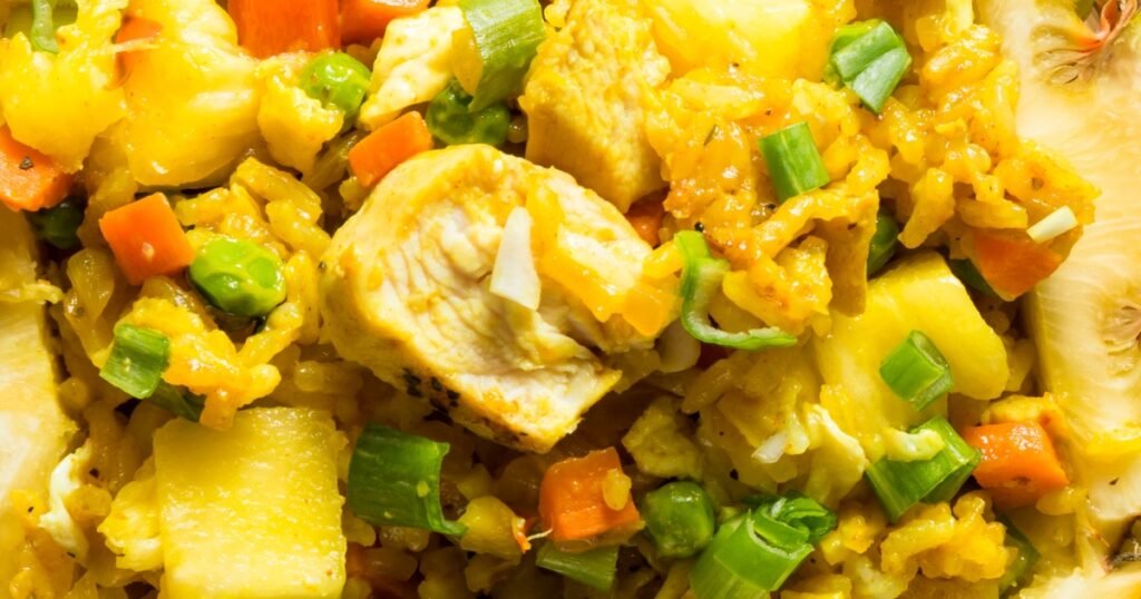 pineapple chicken and rice