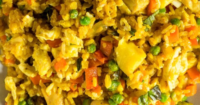 pineapple chicken and rice