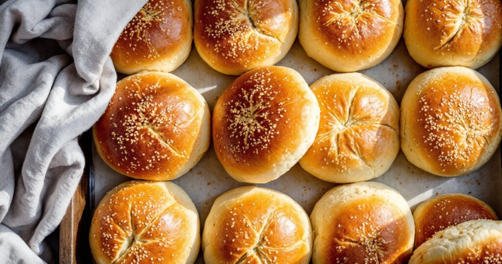 Sourdough Hamburger Buns