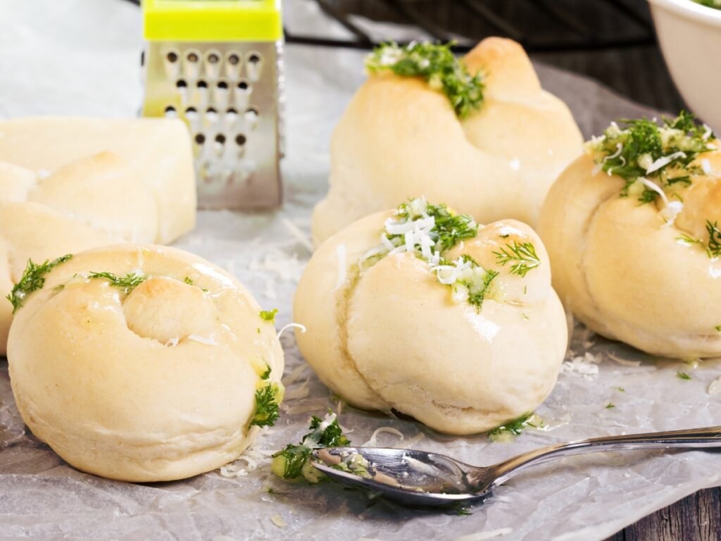 Garlic Parmesan Dinner Rolls