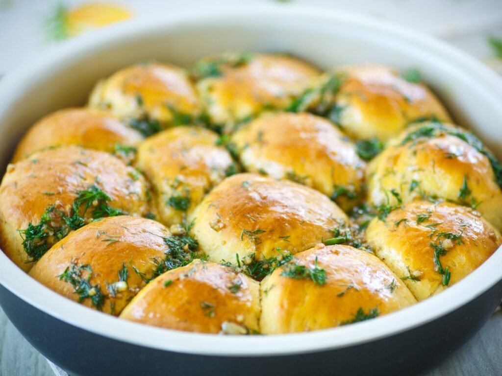 Garlic Parmesan Dinner Rolls