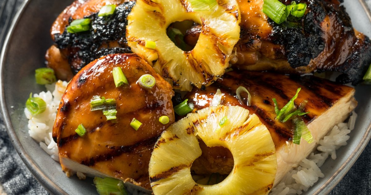 Sheet Pan Hawaiian Chicken