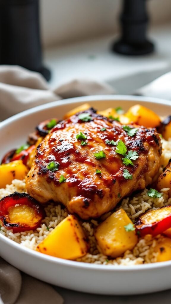 Sheet Pan Hawaiian Chicken