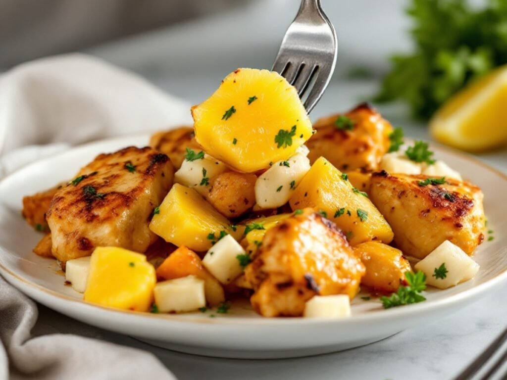 Sheet Pan Hawaiian Chicken
