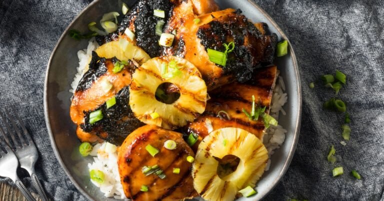 Sheet Pan Hawaiian Chicken