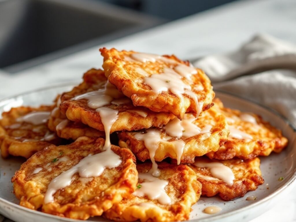 Sourdough Apple Fritters