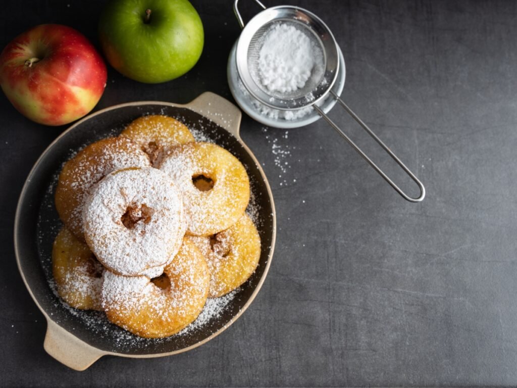 Sourdough Apple Fritters