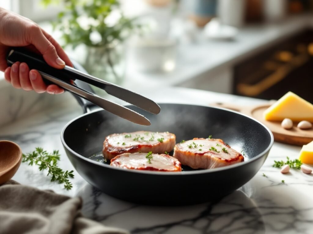 Creamy Garlic Pork Chops