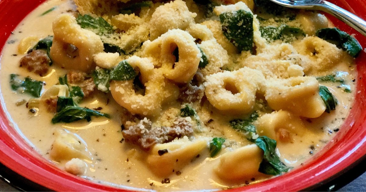 Sausage Tortellini Soup