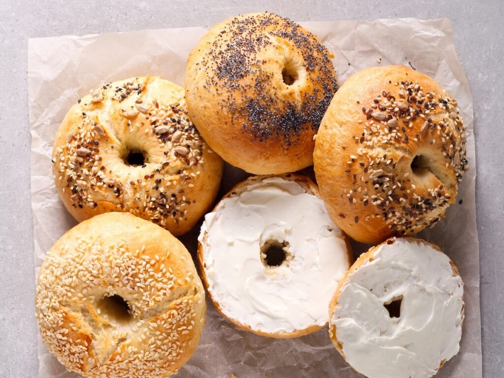 Sourdough bagels