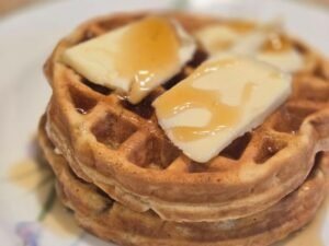 The Best Sourdough Discard Waffles You’ll Ever Make (Fluffy, Crispy